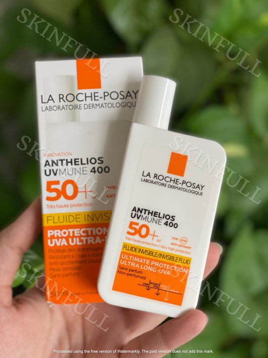 La Roche-Posay Anthelios UVMune 400 Invisible Fluid SPF50+ Sun Cream for Sensitive Skin 500ml