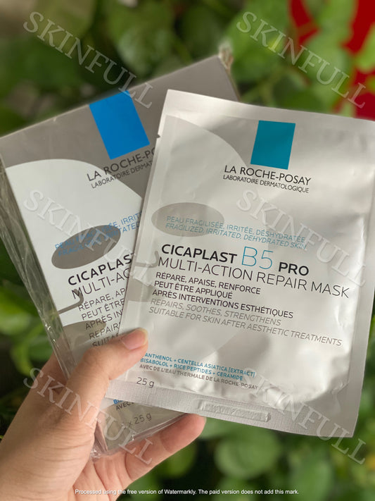 La Roche-Posay Cicaplast B5 Pro Multi-Action Repair Mask 5 sheets 25g