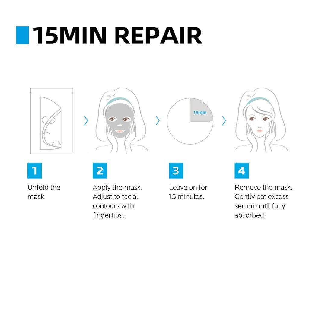 La Roche-Posay Cicaplast B5 Pro Multi-Action Repair Mask 5 sheets 25g